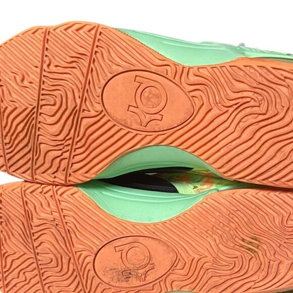 Nike KD VII 7 Easter Liquid Lime Viper Green Black Glow Shoes Sz 7Y - Picture 4 of 11